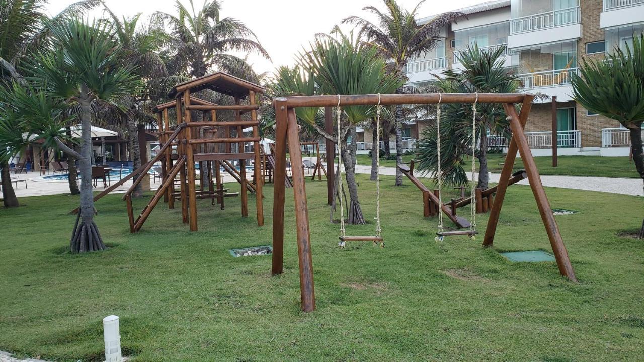Paraiso Das Dunas - Apartamento A Beira Mar Com Jacuzzi - Proximo Ao Beach Park Aquiraz Buitenkant foto
