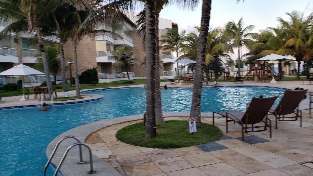 Paraiso Das Dunas - Apartamento A Beira Mar Com Jacuzzi - Proximo Ao Beach Park Aquiraz Buitenkant foto